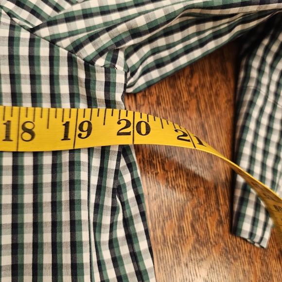 Lafayette 148 Gingham Check Button Down Shirt - Picture 7 of 9